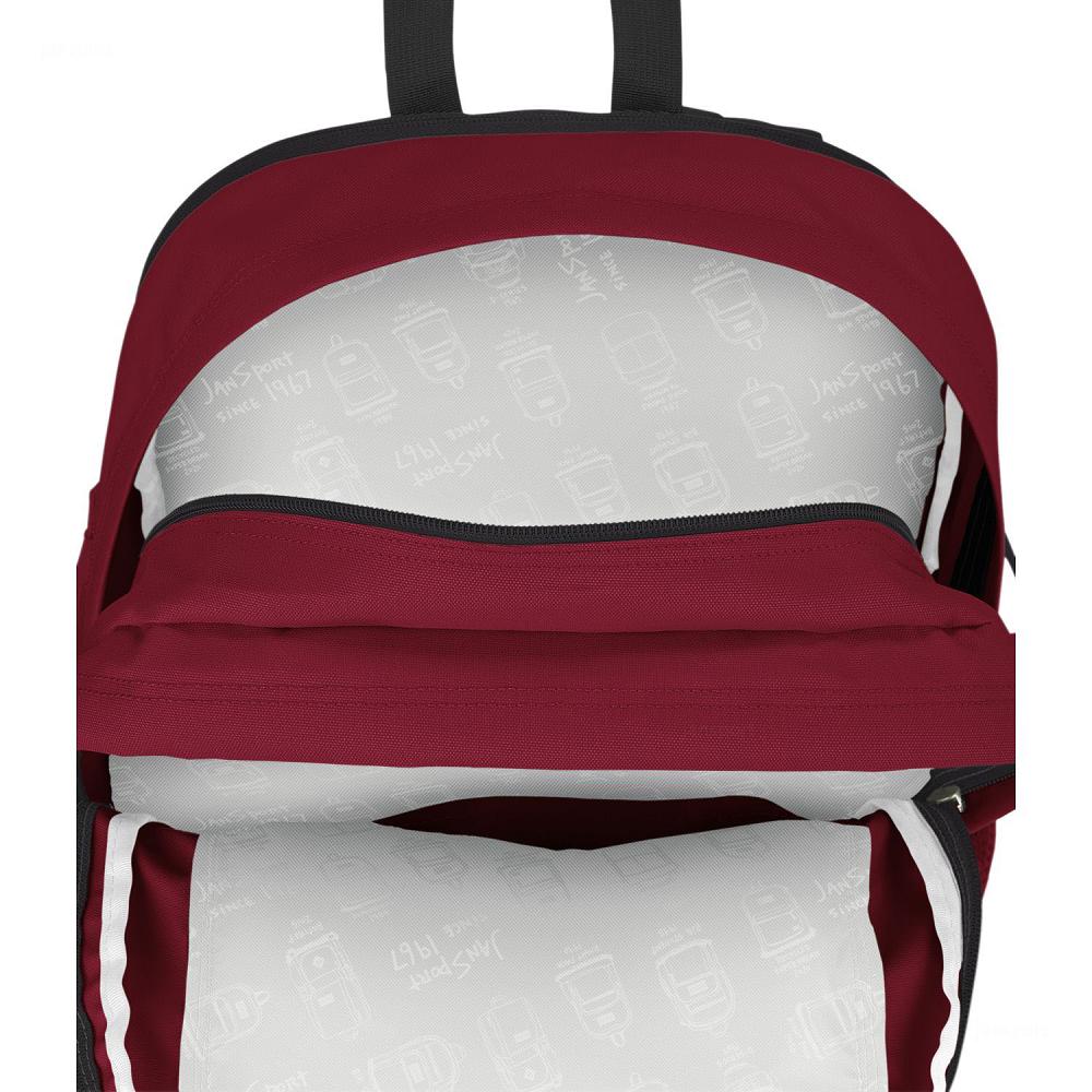 Sac à Dos Scolaire JanSport Main Campus Rouge | RDF-30772251